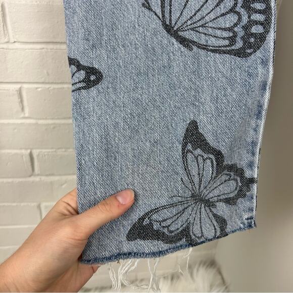 Pacsun Eco Butterfly High Waisted Straight Leg Jeans Size 28 - Picture 12 of 12